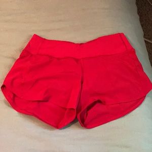 Lululemon track that 4 inch shorts